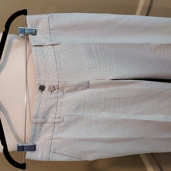 *SALE* Dolce & Gabbana silver stripe slacks - Picture 7 of 11